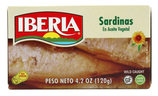 SARDINAS EN ACEITE  IBERIA 4.2 OZ