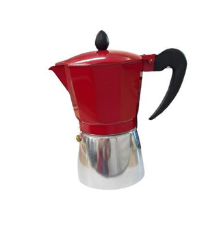 CAFETERA ALUMINIO 6 CUP COLORES